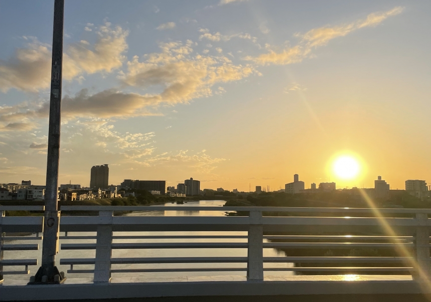 夕日