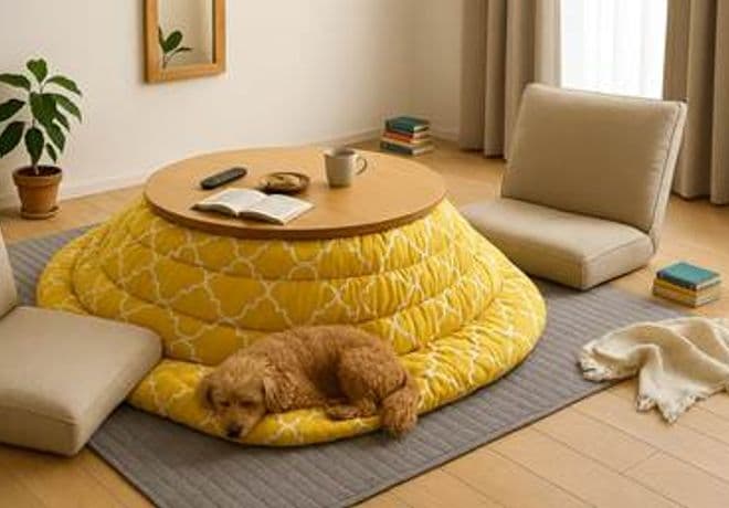 コタツはじめました