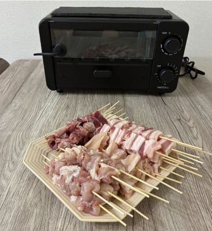 自宅で一人焼き鳥